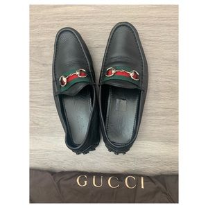 Gucci Authentic Women’s Leather Driver Loafer 38